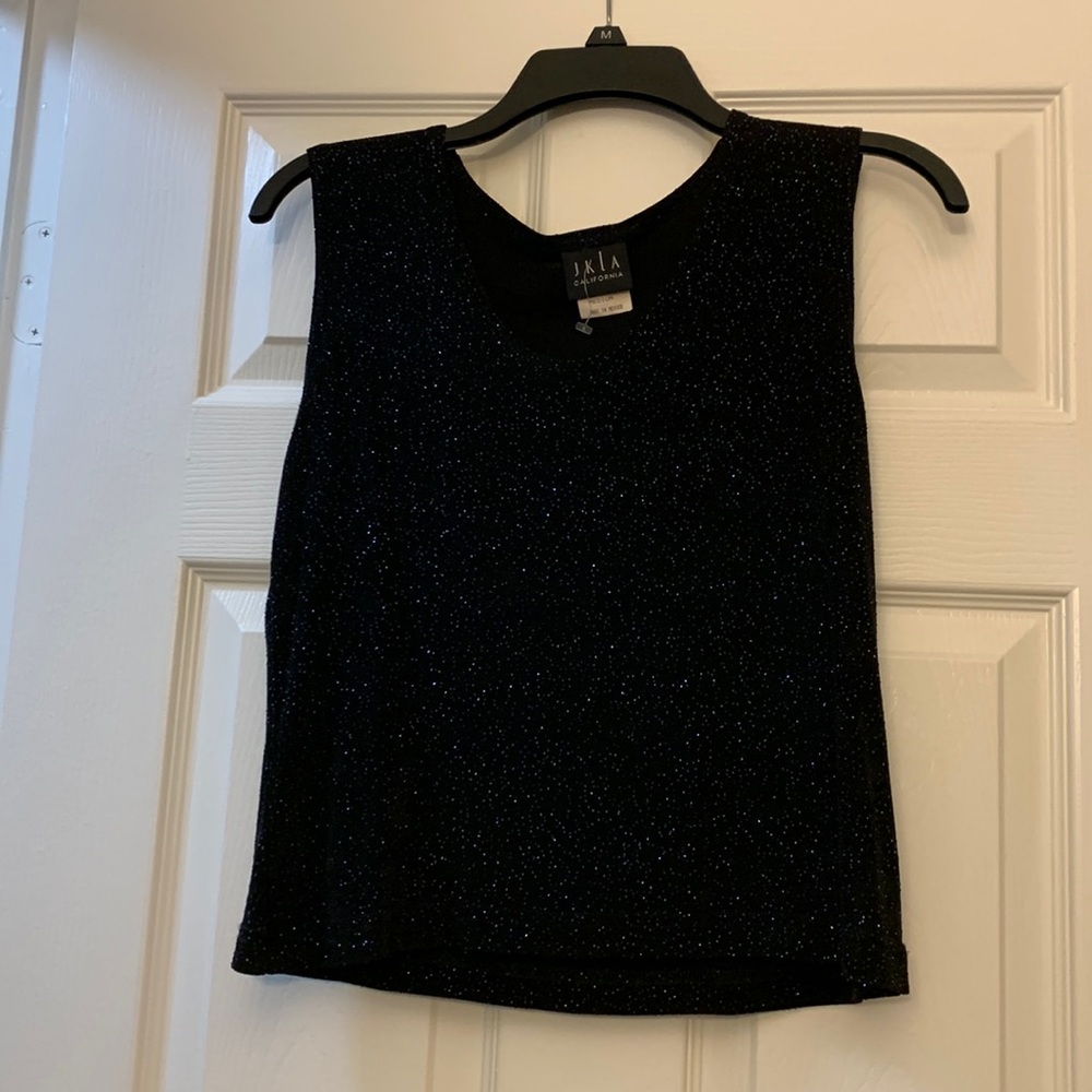 Blue sequin shirt